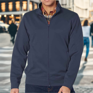 Veste Safari Décontractée Tissée de Haute Qualité pour Homme, Modèle Automne avec Col Montant, Fermeture Éclair et Poches, Manches Conçues, Poids Standard, en Spandex/Polyester - Product Image 2