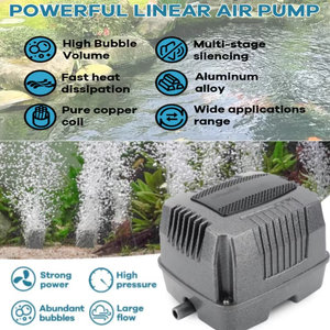 저소음 수족관 에어펌프 110V/220V 어항 에어레이터 (에어스톤 포함) - Product Image 3