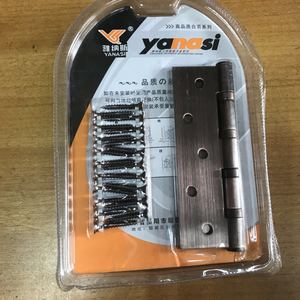 บานพับประตูยานาซี 5 นิ้ว 3 มม. สแตนเลส 6 รู ดีไซน์ทันสมัยสำหรับตกแต่งบ้าน - Product Image 2