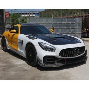 Kit de carrosserie semi-carbone pour modification et amélioration de voiture, pare-chocs avant et arrière, jupes latérales, ailes pour Benz 2015-2023 AMG GT GTR PRO - Product Image 4