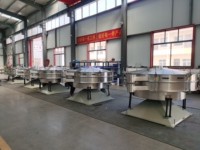 Machine de tamisage industrielle à tambour, grande capacité, tamis vibrant oscillant, cribleur rotatif pour le classement de l'amidon, des produits chimiques et du sable