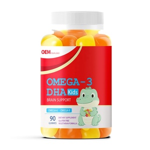 Suplementos de Aceite de Pescado Omega 3 DHA Puro y Natural para Niños, Marca Privada OEM/ODM, Gomitas de Omega 3 DHA para Niños - Product Image 1