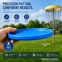 Disque de golf professionnel personnalisé avec logo et couleur, pour tournoi, motif imprimé sur mesure, léger et durable, vente en gros