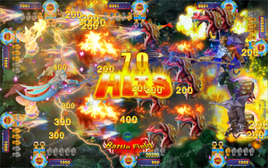 ชุดเกมนักล่าตกปลายอดนิยม <span class=keywords><strong>Godzilla</strong></span> 2 King of the Monster <span class=keywords><strong>เกม</strong></span>ตู้เกมปลา - Product Image 5