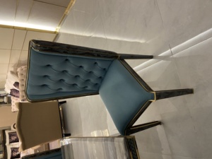 이탈리아 고급 식당 가구 스테인레스 스틸 라운드 dinning 테이블 세트 럭셔리 대리석 식탁 세트 - Product Image 6