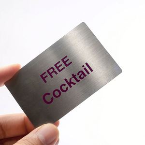 Tira Magnética Profesional Negra Mate Impresa en Grabado Plateada para Tarjetas Metálicas de Regalo Empresarial, Membresía VIP - Product Image 4