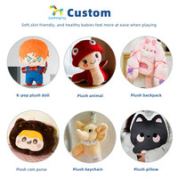 Peluche Gaopeng personnalisée en coton PP, inspirée d'un dessin, unisexe, Kawaii, éléphant jaune moelleux, poupée animale douce