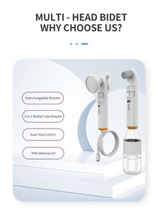 Nouvelle idée cadeau : Bidet électrique portable à double buse <span class=keywords><strong>avec</strong></span> haute pression, parfait pour les voyages, après les toilettes et la douche en camping en plein air - Product Image 2