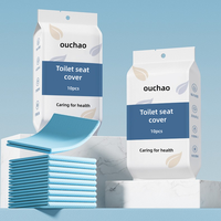 Un paquet de 10 rouleaux de papier toilette jetables emballés individuellement, écologiques, protection contre les bactéries, pour les voyages, les déplacements professionnels, les séjours à l'hôtel