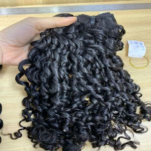 Extensión de cabello humano Natural de Pixie rizado, productos de alta calidad, vietnamita, doble estiramiento, Remy, sin enredos, sin caída - Product Image 4