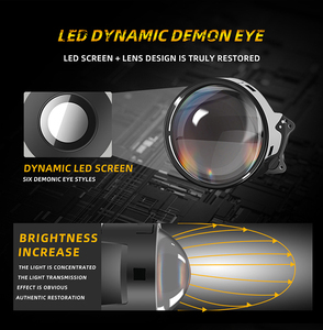 DGLS ojos <span class=keywords><strong>de</strong></span> <span class=keywords><strong>demonio</strong></span> luces <span class=keywords><strong>de</strong></span> <span class=keywords><strong>demonio</strong></span> 2025 nuevo modelo H13 9004 9007 bombilla <span class=keywords><strong>de</strong></span> faro LED CANbus súper brillante <span class=keywords><strong>de</strong></span> alta potencia <span class=keywords><strong>H4</strong></span> - Product Image 2