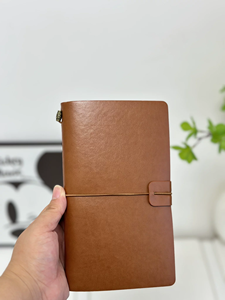 Mini Libreta <span class=keywords><strong>de</strong></span> <span class=keywords><strong>Viaje</strong></span> A6 <span class=keywords><strong>de</strong></span> Hojas Sueltas, en Cuero PU, Hecha a Mano, con 100 Hojas y Logotipo Personalizado - Regalo <span class=keywords><strong>de</strong></span> Oficina - Product Image 4