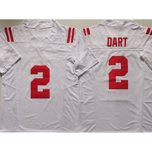 Anpassbarer Großhandel Ole Miss 2 Jaxson Dart College Jersey Hochwertige genähte kurze anti bakterielle atmungsaktive Amerikaner - Product Image 5