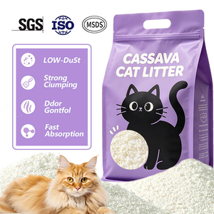 Arena para <span class=keywords><strong>Gatos</strong></span> de Yuca Ecológica de Alta Absorción, Aglutinación Rápida, Sin Polvo, Biodegradable, <span class=keywords><strong>Precio</strong></span> de Fábrica al por Mayor para Exportación - Product Image 1