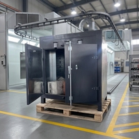 Four de peinture électrostatique à air chaud à recirculation, four de cuisson industriel par lots pour la quincaillerie et le revêtement de profilés en aluminium