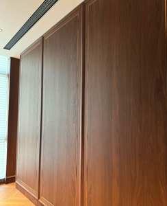 Meuble design moderne avec porte en verre Armoire en bois Armoire de garde-robe sur mesure - Product Image 2