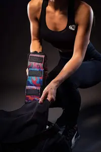 Faixas de resistência de tecido camo, conjunto de bandas elásticas da resistência do quadril para exercício de pernas e bunda