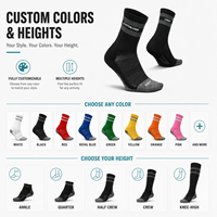 Chaussettes de sport personnalisées pour la course à pied, respirantes, en maille tricotée, pour hommes et femmes, chaussettes de basket-ball