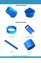 Blue Earth <b>Auger</b> <b>Drill</b> Bit With Yellow Cutting Tip For Well Drilling Machine Parts - Product Image 2