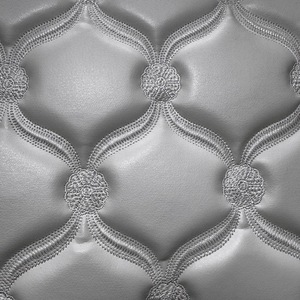 <span class=keywords><strong>Tissu</strong></span> en cuir PVC épaissi matelassé brodé pour l'intérieur automobile, les meubles et les sacs artisanaux durables et imperméables - Product Image 1