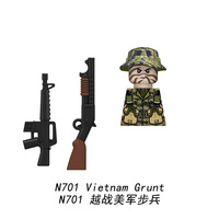 Ensemble de casques et chapeaux militaires personnalisés de la guerre du Vietnam (US Grunt, infanterie vietnamienne) pour diorama et wargaming N701-N706