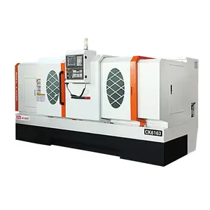 Hanover cnc torno com montagem do eixo grande