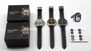 Reloj inteligente AW13 totalmente de metal para hombre, pulsera con control del ritmo cardíaco y de la salud, resistente al agua, con alerta de voz, novedad de <span class=keywords><strong>2021</strong></span> - Product Image 6