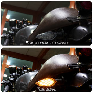 12V Universal Street Motorcycle Dirt Bike Led Clignotant Indicateur Lumineux - Product Image 6