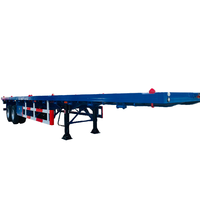 Hot <strong>Selling</strong> Steel 2/3/4 Axle 20ft 40ft Semi <strong>Trailer</strong> Shipping Container <strong>Flatbed</strong> Truck <strong>Trailers</strong> on Sale with <strong>Best</strong> Price