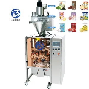 Milk Packaging Chilli Washing Salt Filling Bag For Powder Spicy Beans Automatic Spice Sachet Powder Packing Machine