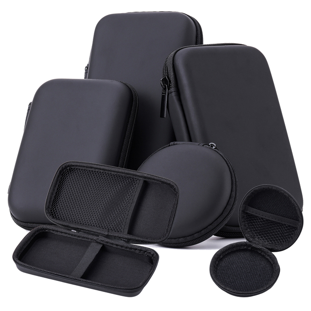 EVA Electronic Accessories Storage Case Large Shockproof Waterproof Storage Bag Organizer Portable Cable for Travel or Work