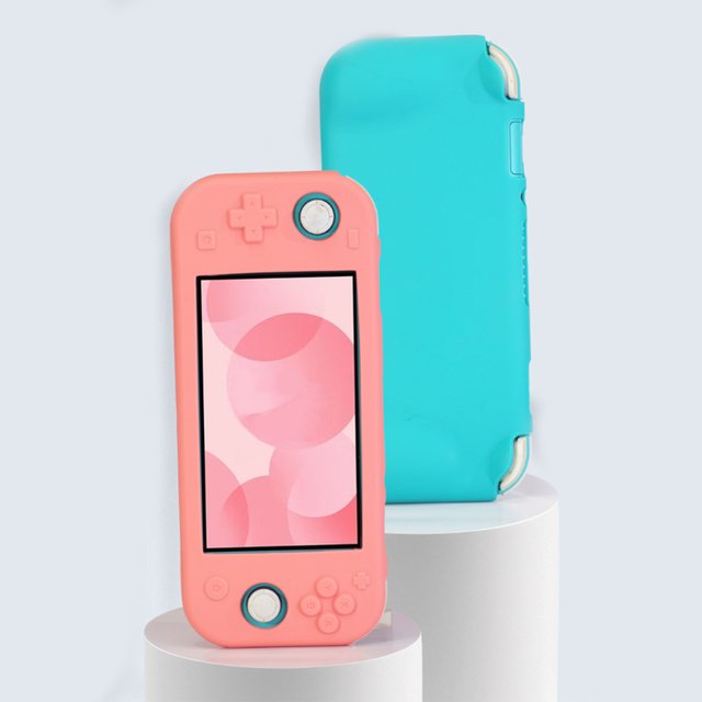 Shockproof Silicone Case for Nintendo Switch Lite Gamepad Full Body Soft Protective Cover for Switch Lite Mini Console Skin