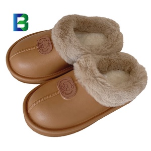 BC all'aperto invernale scivoli impermeabili da donna pantofole da casa all'ingrosso impermeabili foderate di pelliccia sandali caldi da donna - Product Image 1