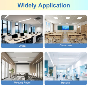 DLC Certified Aluminum SMD2835 Modern LED SLIM RECESSED ANDSURFACE LINEAR FIXTURES <b>Panel</b> <b>Light</b> IP20 5-Year Warranty - Product Image 4