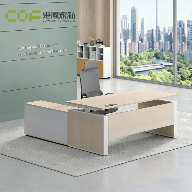 Height Adjustable Standing Desk & Drafting Table with Dual Motors Easy Assembly Steel & Aluminum Alloy Office Desk