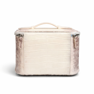 New Arrival Crocodile PU Pattern <b>Makeup</b> Bag Women Gradient Crocodile Cosmetic Bag Colorful Alligator Toiletry Bag With Zipper - Product Image 1