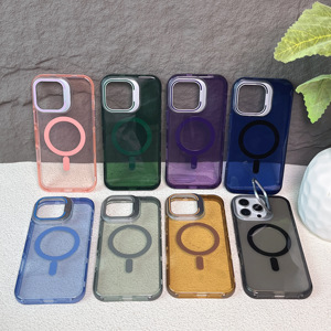 Dual-hai lớp <span class=keywords><strong>IMD</strong></span> quá trình Chrome mạ kim loại khung chống trượt Dải từ tính tập tin đính kèm chức năng cùng một màu sắc điện thoại di động trường hợp - Product Image 1