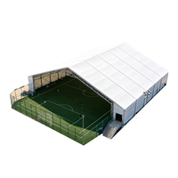 Structure de tente de salle de sport commerciale en aluminium pour terrain de padel intérieur