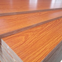 Panneaux MDF 4x8 de différentes couleurs, 3mm-18mm, panneaux stratifiés modernes en fibre de bois mélaminée de qualité E1 pour meubles