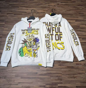 Sudadera con Capucha Informal Holgada de la Marca Alphabet, 100% Algodón de Alta Calidad, Venta al por Mayor, Estilo Urbano para Hombre - Product Image 2