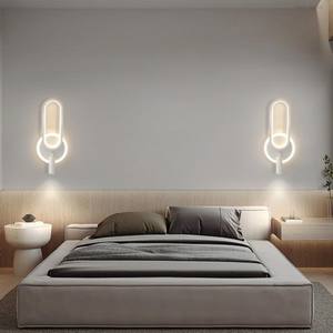 Lámpara de Pared LED Nórdica Moderna con Construcción de Aluminio y Base E26 para Sala de Estar y Pasillo de Escalera - Product Image 3