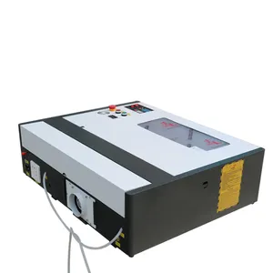 Máquina de corte e gravação a laser 4040 de alta velocidade automática 40W/50W para madeira, papel, pedra, borracha, MDF, gravador a laser