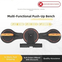 Plateforme pliable multifonctionnelle pour sit-ups et pompes, entraîneur abdominal portable, équipement de fitness pour la maison