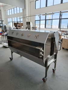 Asador de Carbón y Gas Grande para Exteriores, 1500 mm, con Motor de 60 kg, Acero Inoxidable PT-B7, Gran Capacidad, Soporta hasta 60 kg - Product Image 4