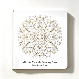 Libro da <span class=keywords><strong>Colorare</strong></span> Mandala Personalizzato con Copertina Rigida <span class=keywords><strong>per</strong></span> <span class=keywords><strong>Adulti</strong></span>, Quaderno Rilassante <span class=keywords><strong>per</strong></span> Disegno e Riduzione dello Stress - Product Image 1