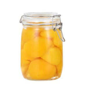 Grosir kaca kosong 500ml 750ml 1000ml Krim Tubuh Jam makanan bumbu madu kue Scrub botol penyimpanan stoples kosmetik kaca - Product Image 2