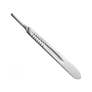 ด้ามมีดผ่าตัดพรีเมียม QASIDEN INSTRUMENTS เบอร์ 4 ทำจากสแตนเลสสตีล ชุดเครื่องมือผ่าตัดแบบใช้มือ ใช้ซ้ำได้ ได้รับการรับรองมาตรฐาน CE สำหรับโรงพยาบาล - Product Image 2