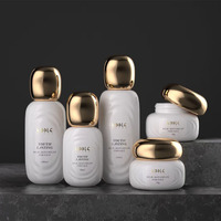 Pot de crème pour les yeux de marque de luxe pour femme, emballage personnalisé, 30 ml, 60 ml, 100 ml, pots cosmétiques, ensemble de soins de la peau