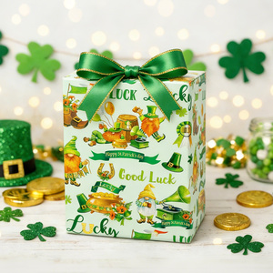 Papel de embalaje original verde de doble cara con revestimiento de aluminio para el Día de San Patricio - Product Image 3