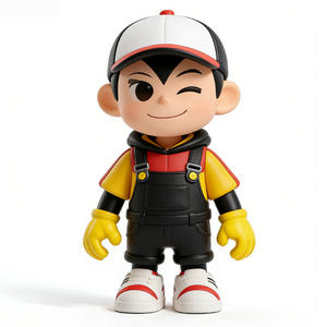 カスタムメイドPVC 3Dアートデザインアクションフィギュア、パーソナライズされた漫画モデルビニール玩具、装飾ギフト用 - Product Image 3